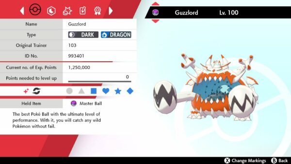 Ultra Beast Guzzlord Special Trade Pokemon GO Service