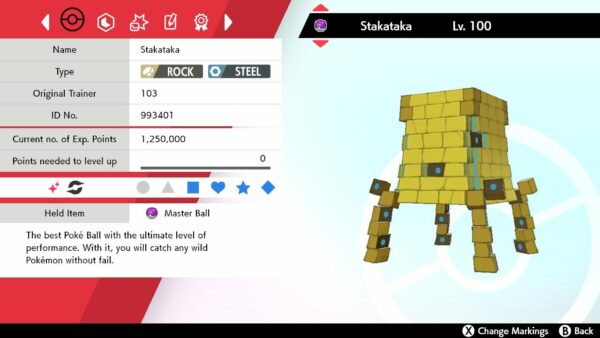 TOXEL ✨ Ultra Square SHINY 6IV ✨ Pokemon SWORD and SHIELD lv1 +Free  MasterBall