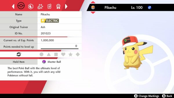 8 x Ash Hat Cap Pikachu Pokemon Holding Master Balls Bundle for Sword, Shield, Scarlet, and Violet - Image 9
