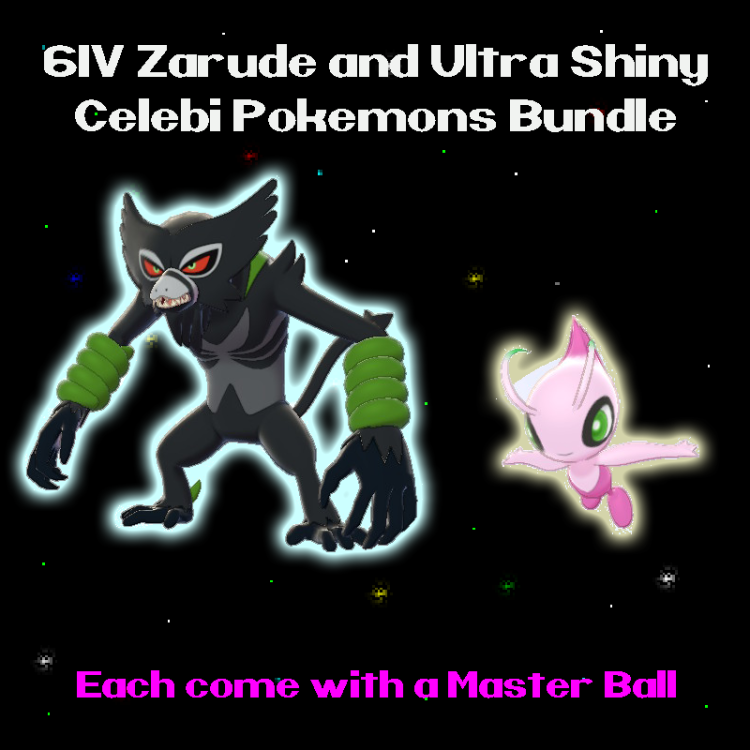 Pokemon Sword and Shield // ZARUDE Events BOTH Forms 2pack 