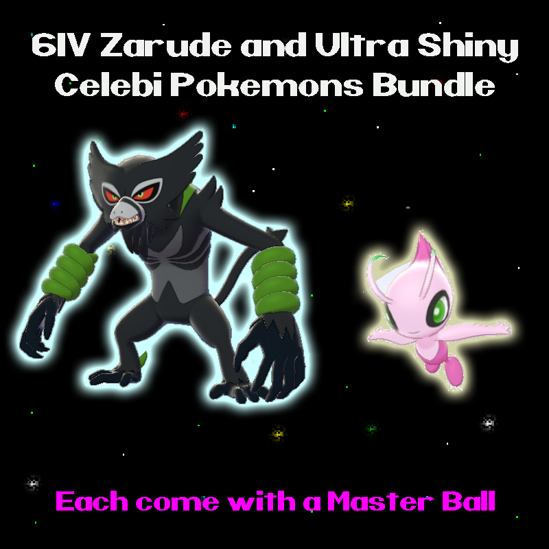 Shiny Gardevoir / Pokemon Sword and Shield / 6IV Pokemon / Shiny