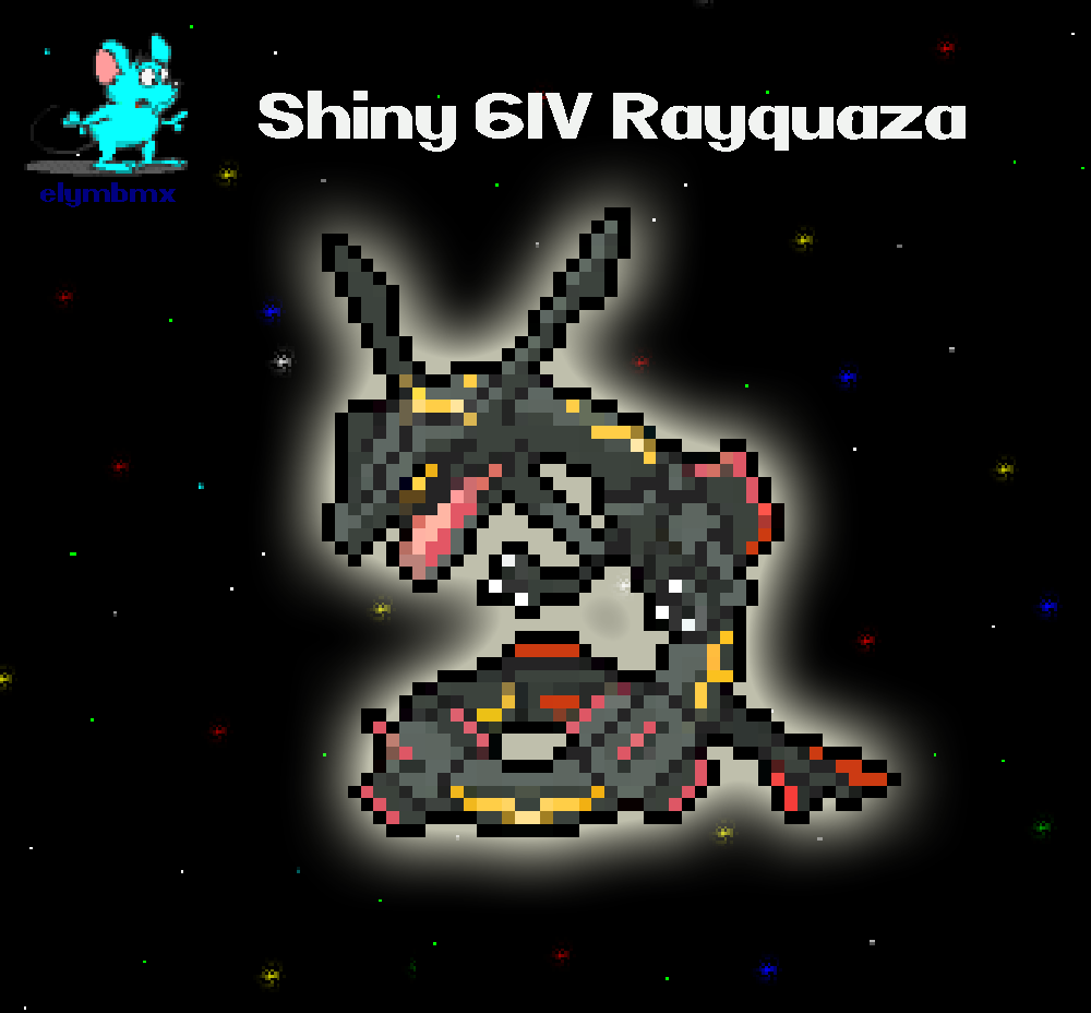 Rayquaza  Shiny pokemon, Pokemon rayquaza, Pokemon