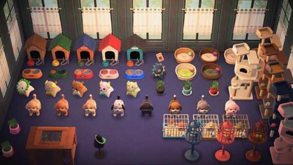 Pets Cats Dogs Items + Furniture + Puppy + Mom's Plushies + Cat Towers + Bird + Hamster Cages + Pet food bowls - 64 PCs Bundle Set - Image 2