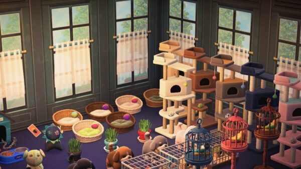Pets Cats Dogs Items + Furniture + Puppy + Mom's Plushies + Cat Towers + Bird + Hamster Cages + Pet food bowls - 64 PCs Bundle Set - Image 4