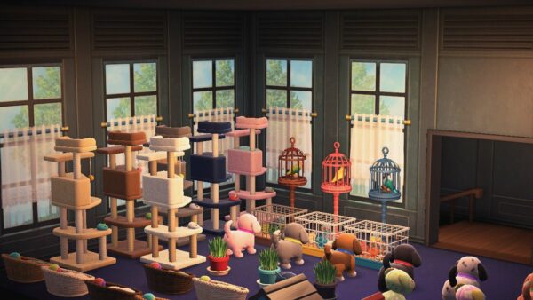 Pets Cats Dogs Items + Furniture + Puppy + Mom's Plushies + Cat Towers + Bird + Hamster Cages + Pet food bowls - 64 PCs Bundle Set - Image 6