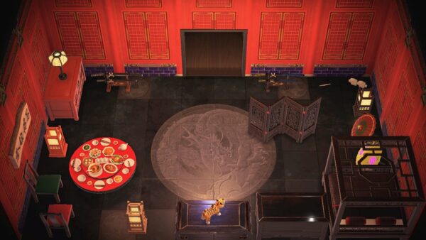 Japanese Style Imperial Furniture + Items + Lanterns + Wall Hangings + Fence in all colors 40 PCs Bundle Set - Image 6