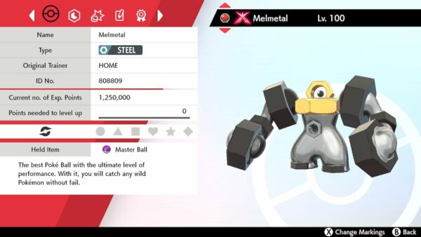Shiny Meltan, Shiny Melmetal, and Gigantamax Gmax Melmetal Pokemon Bundle for Pokemon Sword and Shield - Image 18
