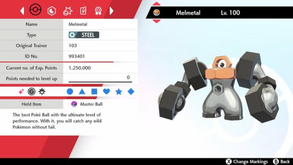 Shiny Meltan, Shiny Melmetal, and Gigantamax Gmax Melmetal Pokemon Bundle for Pokemon Sword and Shield - Image 11