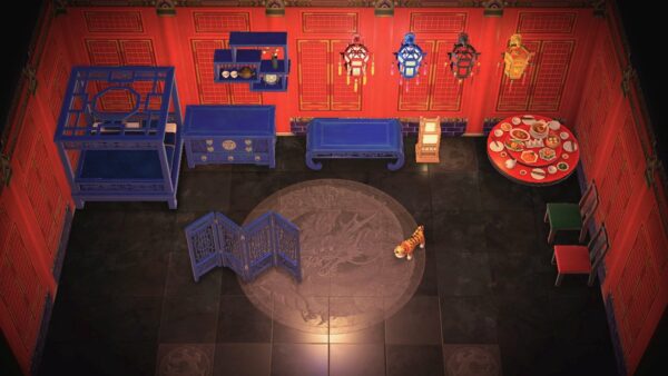 Japanese Style Imperial Furniture + Items + Lanterns + Wall Hangings + Fence in all colors 40 PCs Bundle Set - Image 10