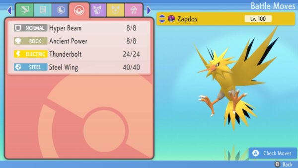 Shiny Legendary Zapdos / Pokemon Let's Go / 6IV Pokemon / Shiny Pokemon /  Legendary Pokemon