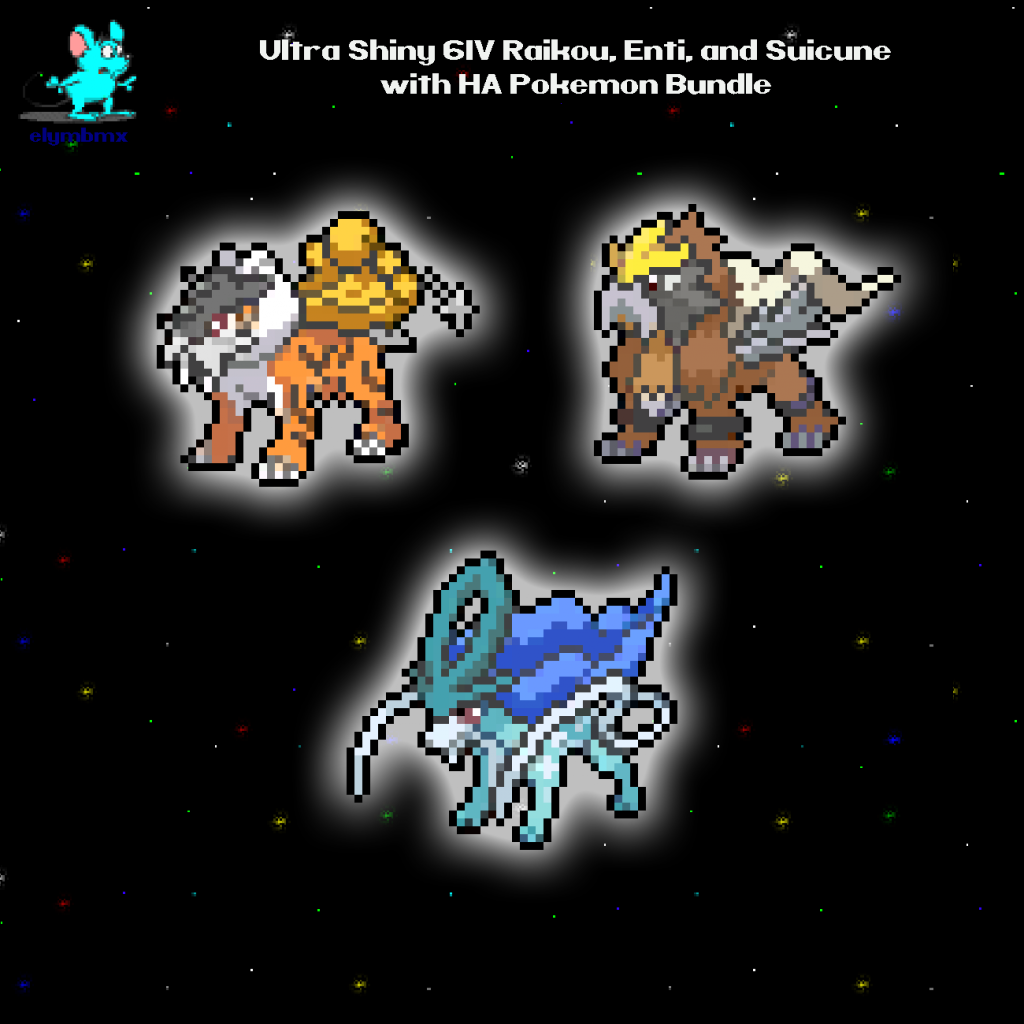 Pokemon Brilliant Diamond Shining Pearl ✨ Entei Raikou Suicune ✨ Shiny MAX  IV EV