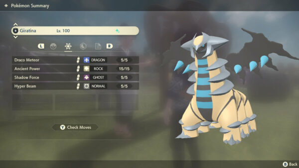 Pokemon Legends Arceus Shiny Regigigas Max Effort Levels 6IV-EV