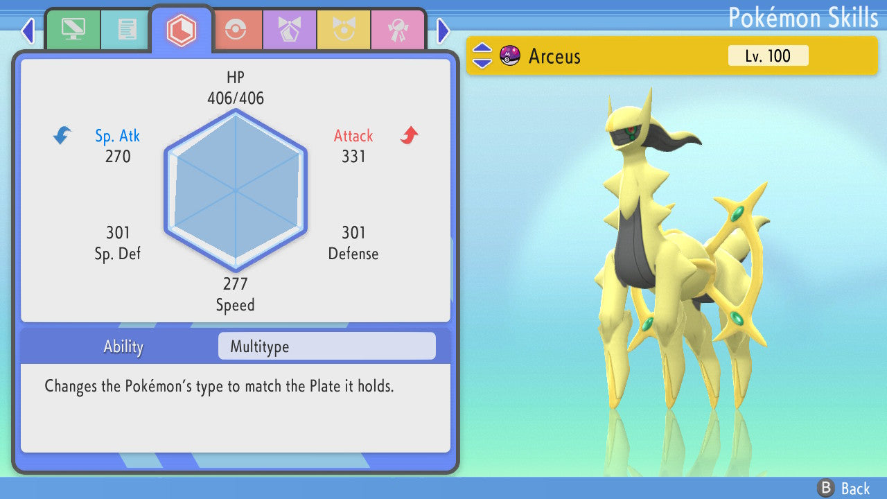 Shiny Arceus Max Stats // Pokemon Legends: Arceus OR Brilliant