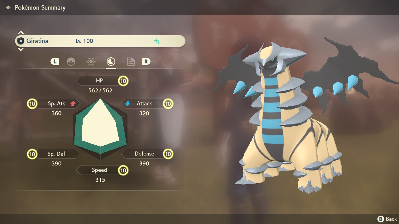 Giratina (Origin Forme) • Competitive • 6IVs • Level 100 • Online Batt