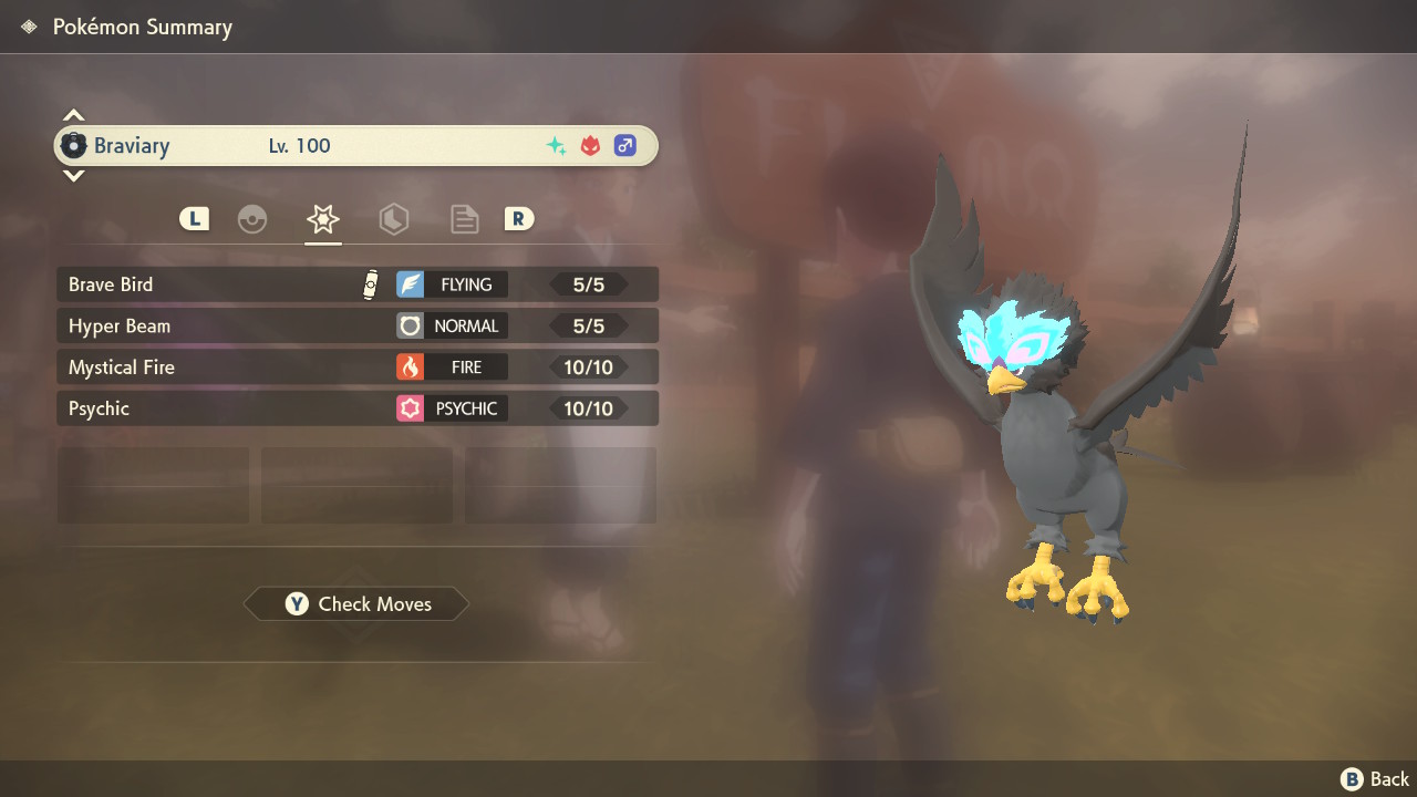 thumbnail image 2 of Shiny Hisuian Braviary – Max Effort Levels & Stats – Pokemon Legends Arceus 2 of 4