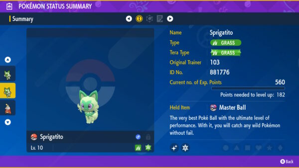 Pokemon Scarlet & Violet 6IV Shiny Paldea Starter Eggs - Sprigatito, Fuecoco, Quaxly (Same Day Delivery)