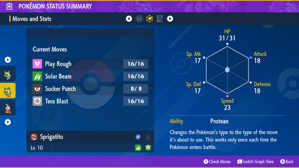 6IV Shiny Paldean Paldea Starter Pokemon with Hidden Abilities and