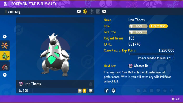 Pack Pokémon Ecarlate/Violet FR : Shaymin Shiny 6IV LV100