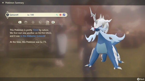 Shiny 6IV Samurott and Oshawott in egg Bundle for Pokemon Legends Arceus, Scarlet, and Violet - Image 4