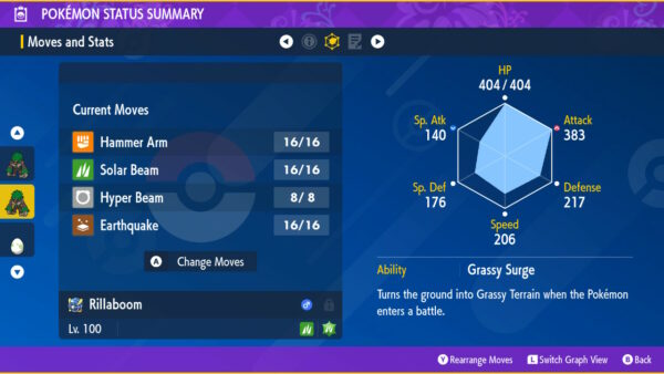 Shiny 6IV Rillaboom with Hidden Abilities and Master Ball, and Grookey in egg with Hidden Abilities for Pokemon Sword, Shield, Scarlet, and Violet - Image 3