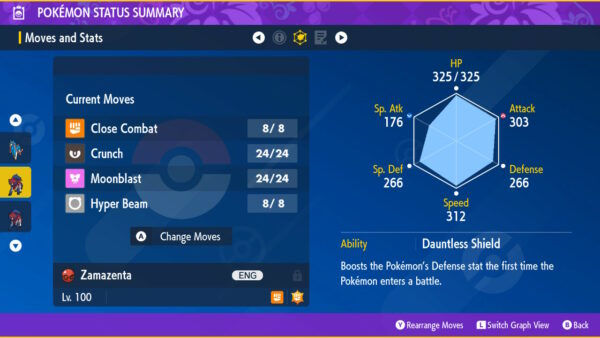 Shiny 6IV Eternatus + Shiny Zacian + Shiny Zamazenta + Shiny Gigantamax GMAX Charizard + Shiny Blue Mew Bundle for Pokemon Sword, Shield, Scarlet, and Violet - Image 26