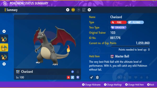 Shiny 6IV Eternatus + Shiny Zacian + Shiny Zamazenta + Shiny Gigantamax GMAX Charizard + Shiny Blue Mew Bundle for Pokemon Sword, Shield, Scarlet, and Violet - Image 31