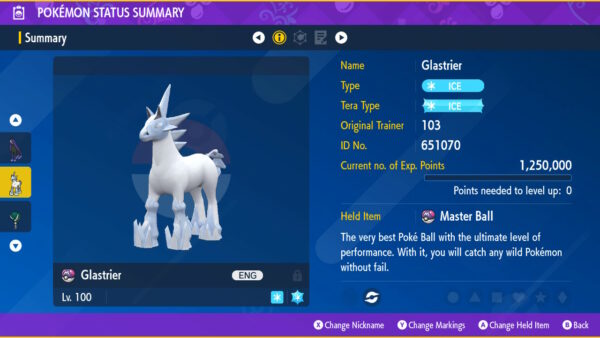 Pokémon Scarlatto/Viola – Calyrex Leggendario Lv100, 6IV, Modesto, Con Masterball (Codice?)