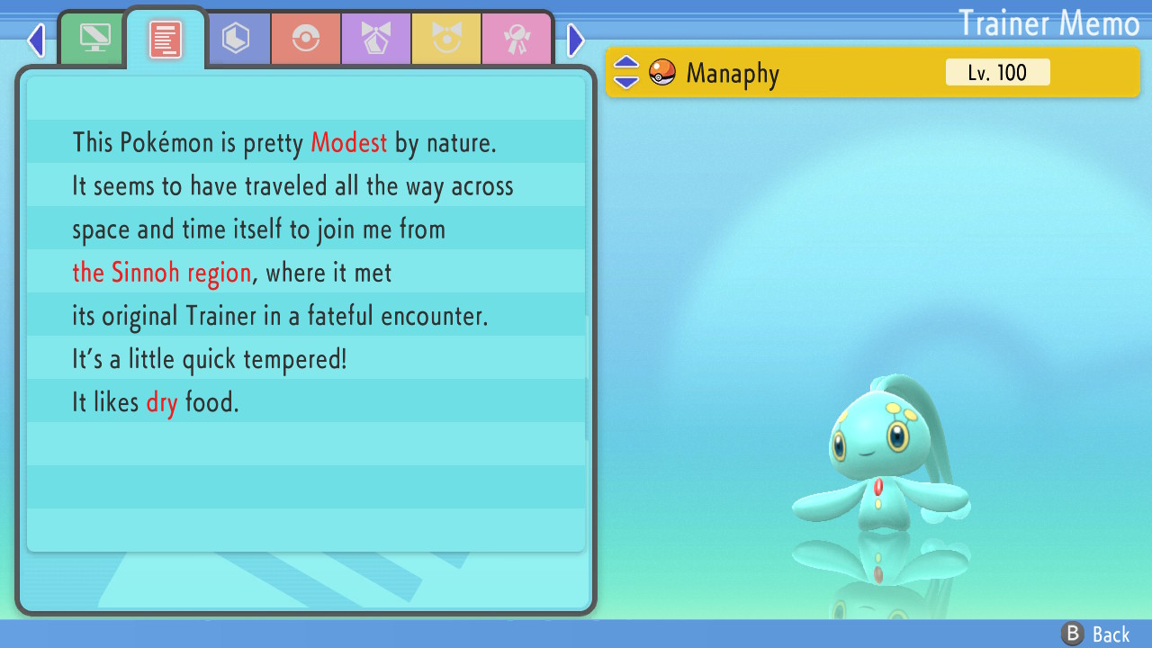 Pokemon Home // Phione Manaphy 6IV Mythical Events Pack // 