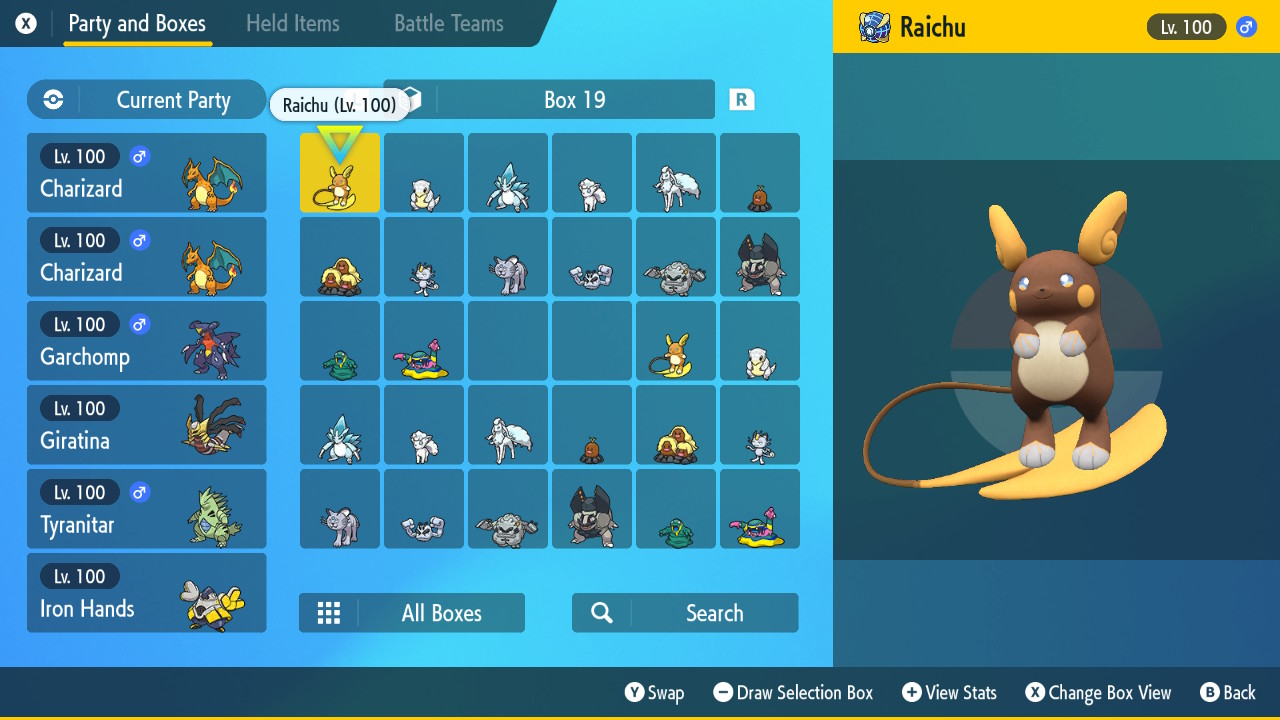 Shiny RAICHU 6IV / Pokemon Brilliant Diamond and Shining Pearl