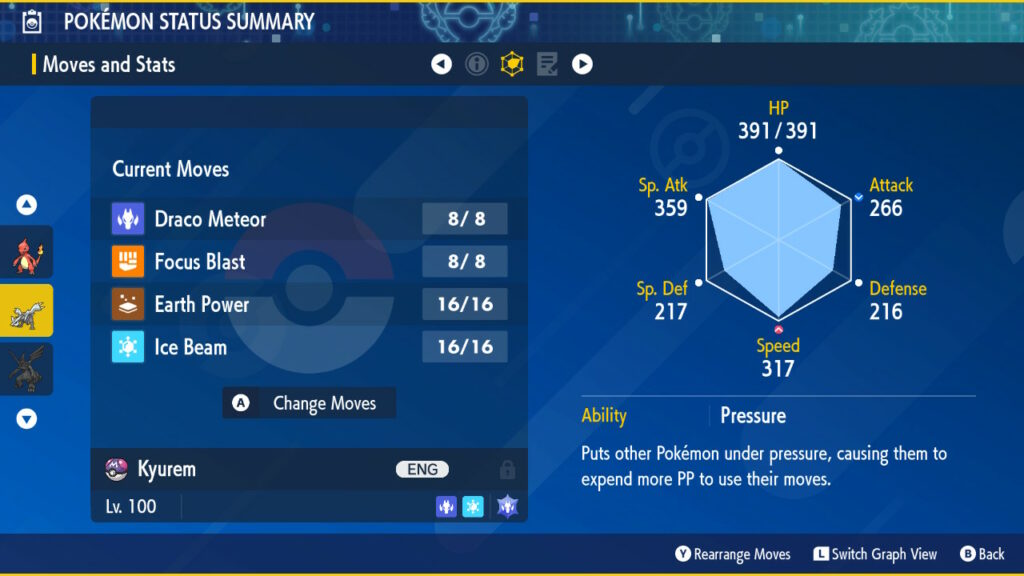 Pokémon Kyurem Noir 6IV Niveau 100 + Master Ball - Pour Pokémon Écarlate/Violet Sur Switch