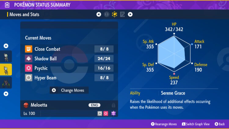 Shiny and 6IV Meloetta with Master Ball for Pokemon Scarlet and Violet Only - Image 3