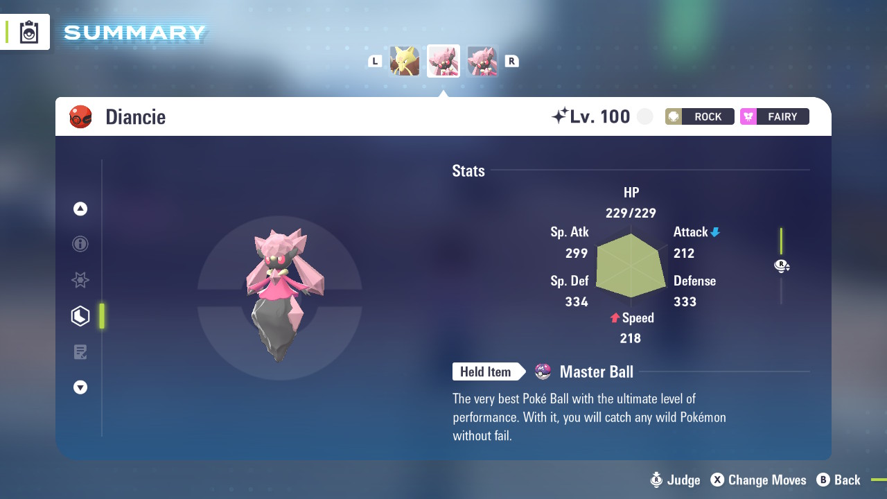 Shiny 6IV Japanese Event Diancie with Master Ball for Pokemon Sword, Shield, Scarlet, Violet, and Legends Z-A - Image 11