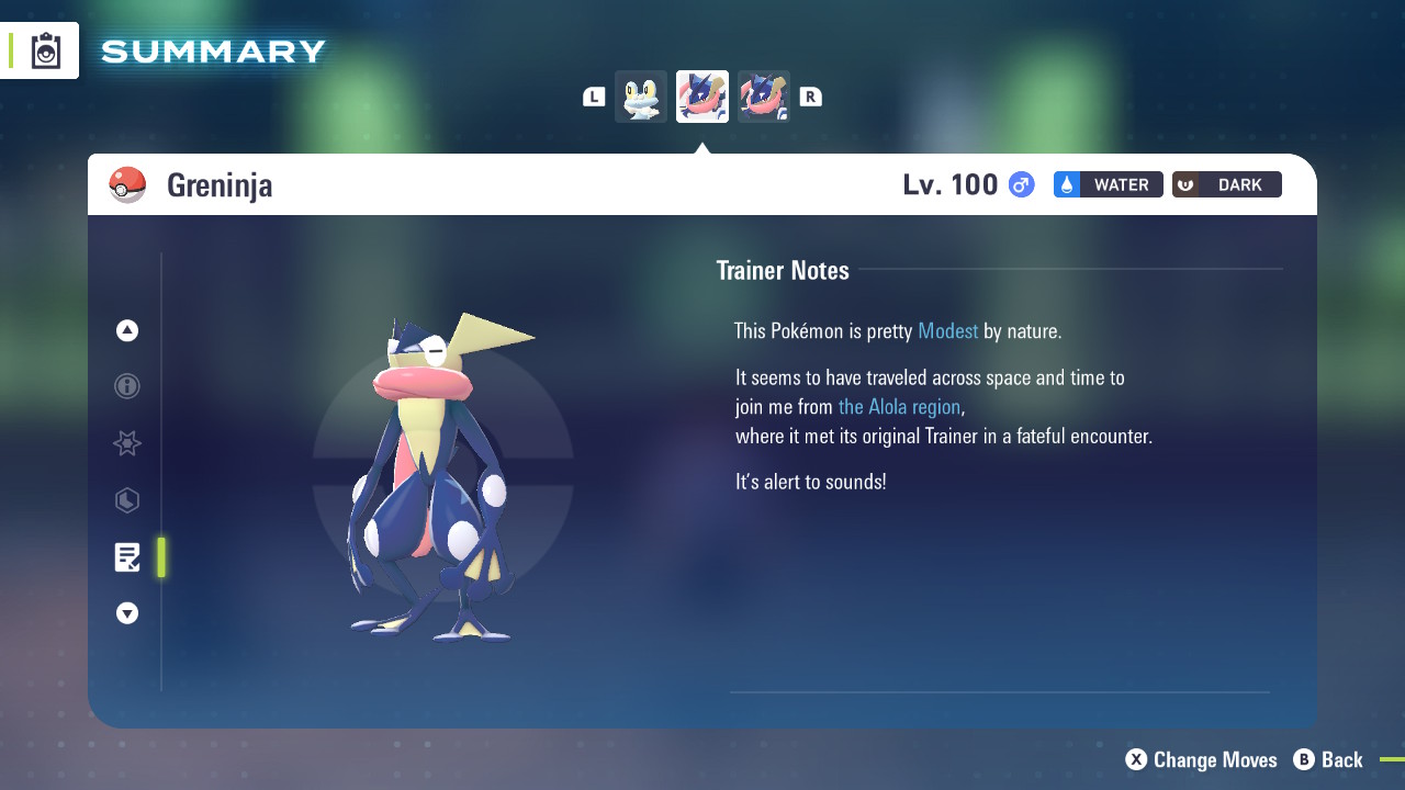 6IV Greninja in Ash form with Battle Bond Ability for Pokemon Scarlet, Violet, and Legends Z-A - Image 8