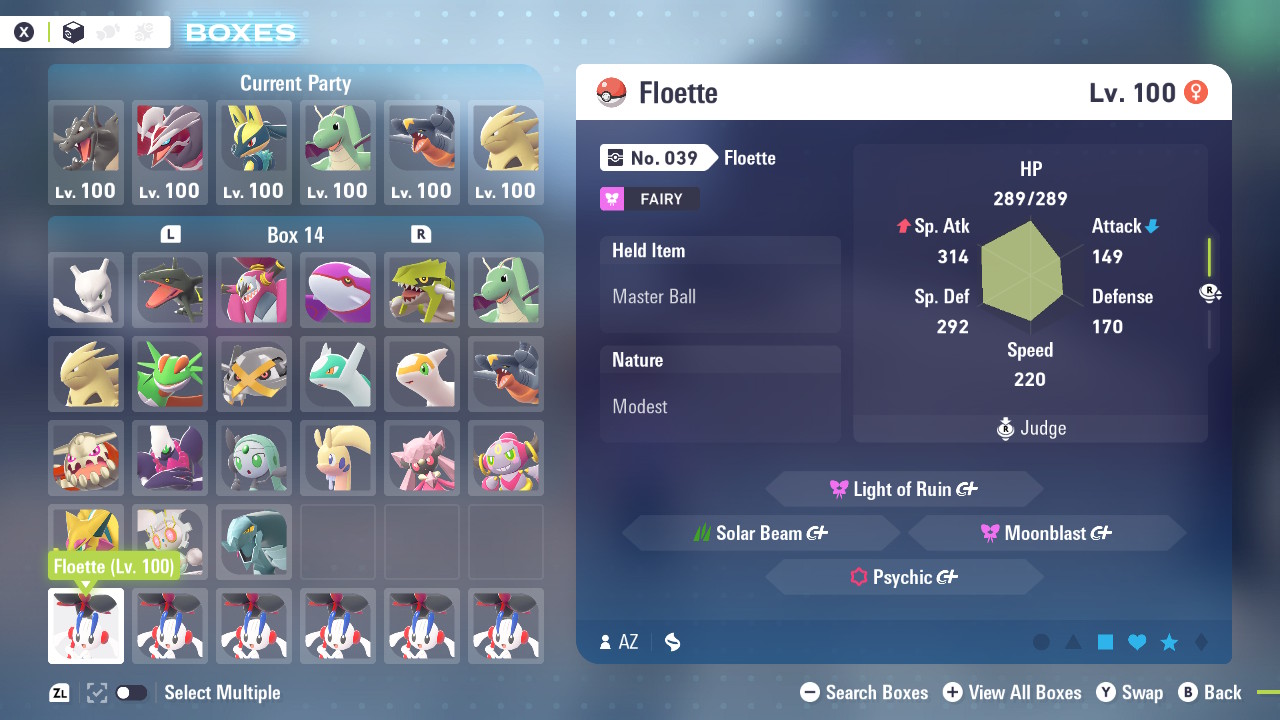 6IV Floette Eternal Flower Pokemon with Master Ball Bundle for Pokemon Legends Z-A - Image 2