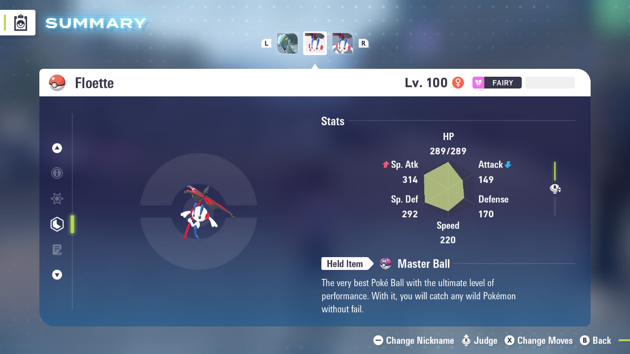6IV Floette Eternal Flower Pokemon with Master Ball Bundle for Pokemon Legends Z-A - Image 5