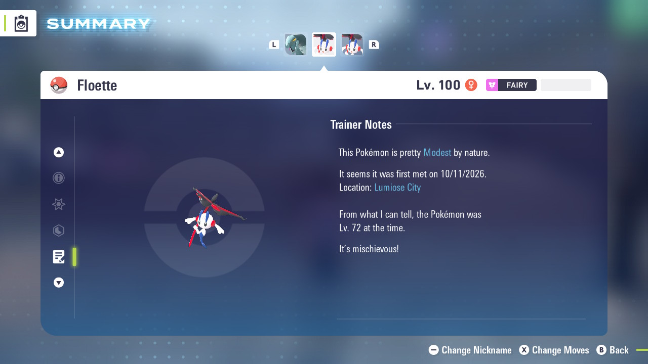 6IV Floette Eternal Flower Pokemon with Master Ball Bundle for Pokemon Legends Z-A - Image 6