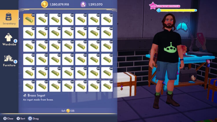 42 Stacks of 99 Brass Ingots in Disney Dreamlight Valley - Image 2