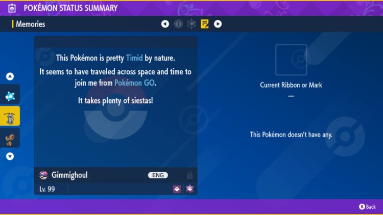 Shiny 6IV Roaming Gimmighoul, Shiny 6IV Gimmighoul in Chest, and Shiny 6IV Gholdengo with Master Balls Bundle for Pokemon Scarlet and Violet Only - Image 4