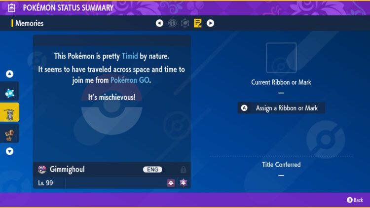 Shiny 6IV Roaming Gimmighoul, Shiny 6IV Gimmighoul in Chest, and Shiny 6IV Gholdengo with Master Balls Bundle for Pokemon Scarlet and Violet Only - Image 4