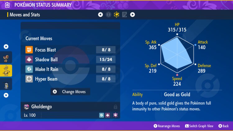 Shiny 6IV Roaming Gimmighoul, Shiny 6IV Gimmighoul in Chest, and Shiny 6IV Gholdengo with Master Balls Bundle for Pokemon Scarlet and Violet Only - Image 9