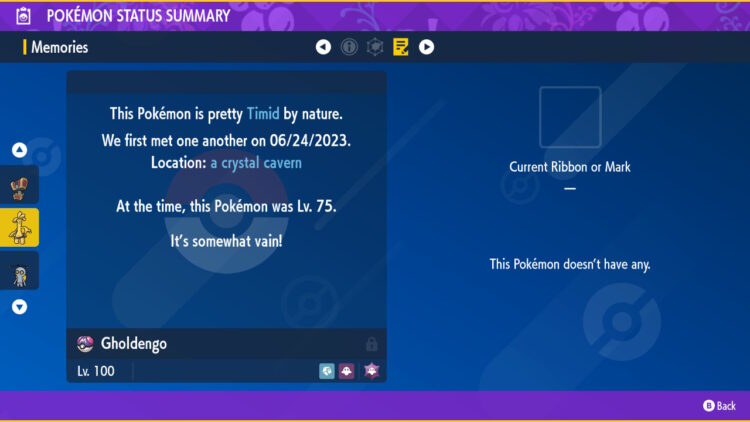 Shiny 6IV Roaming Gimmighoul, Shiny 6IV Gimmighoul in Chest, and Shiny 6IV Gholdengo with Master Balls Bundle for Pokemon Scarlet and Violet Only - Image 10