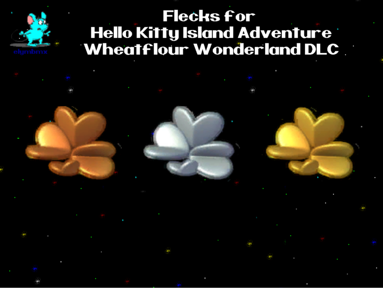 Flecks for Hello Kitty Island Adventure Wheatflour Wonderland DLC