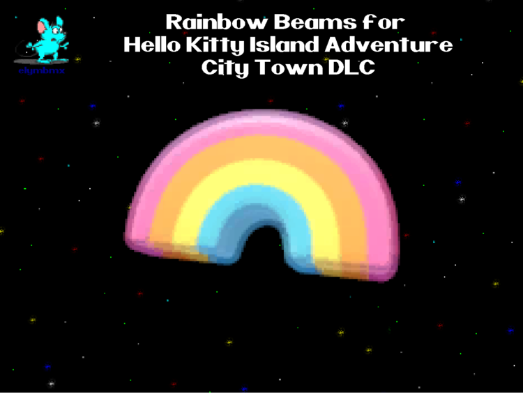 Rainbow Beams for Hello Kitty Island Adventure City Town DLC