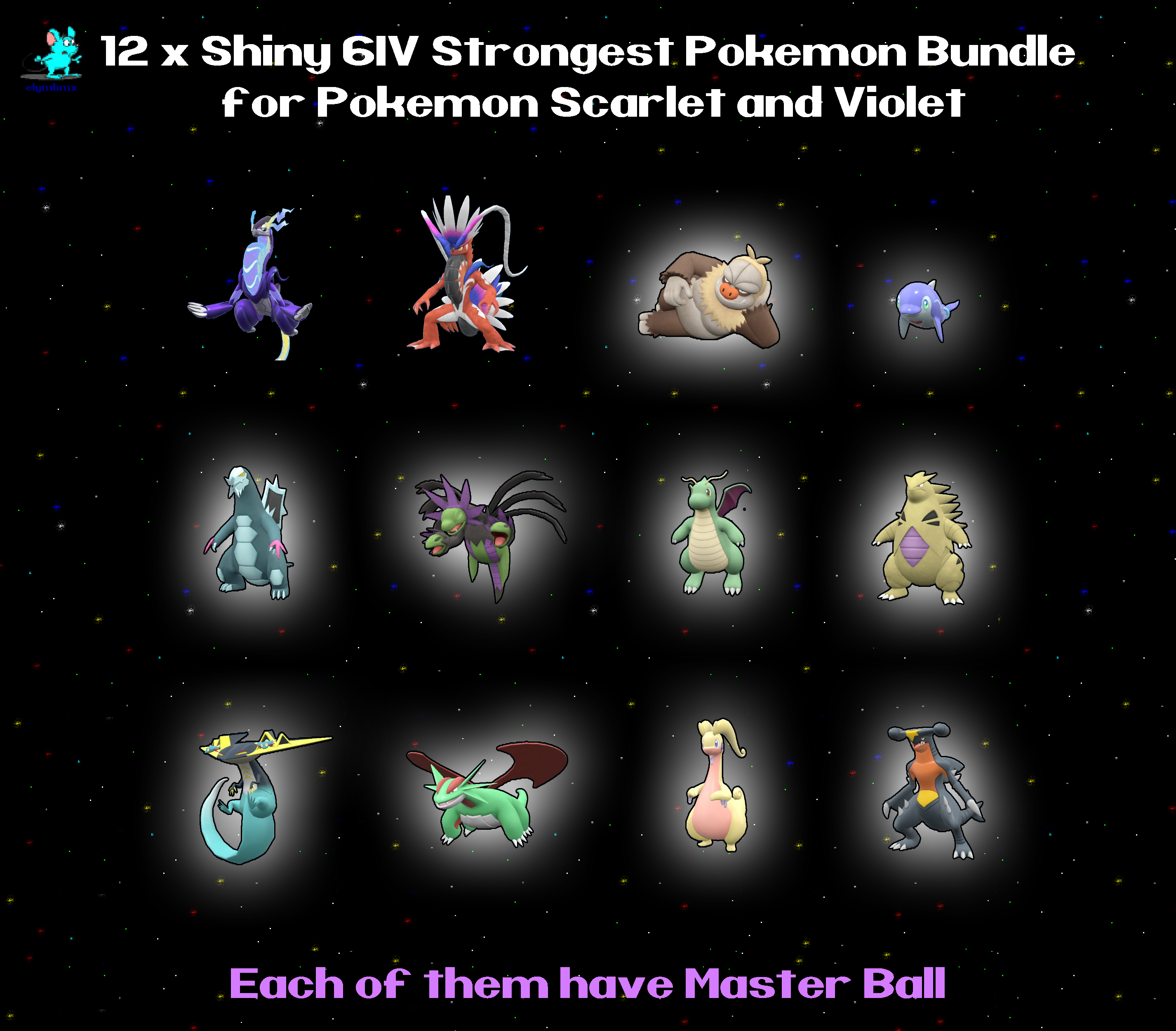 Zekrom Shiny 6 IV + Masterball - Pokemon Sword - Shield Pokemon Spada -  Scudo