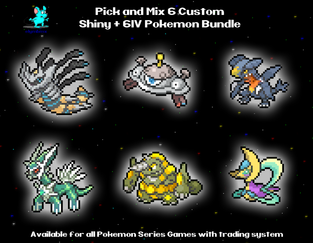 Shiny Articuno/zapdos/moltres Pack Bundle 6IV Pokemon 