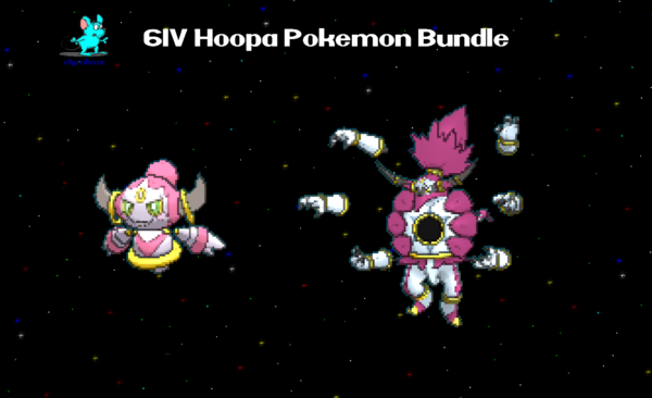 6IV Hoopa in both confined and unbound forms Bundle for Pokemon Scarlet & Violet Only