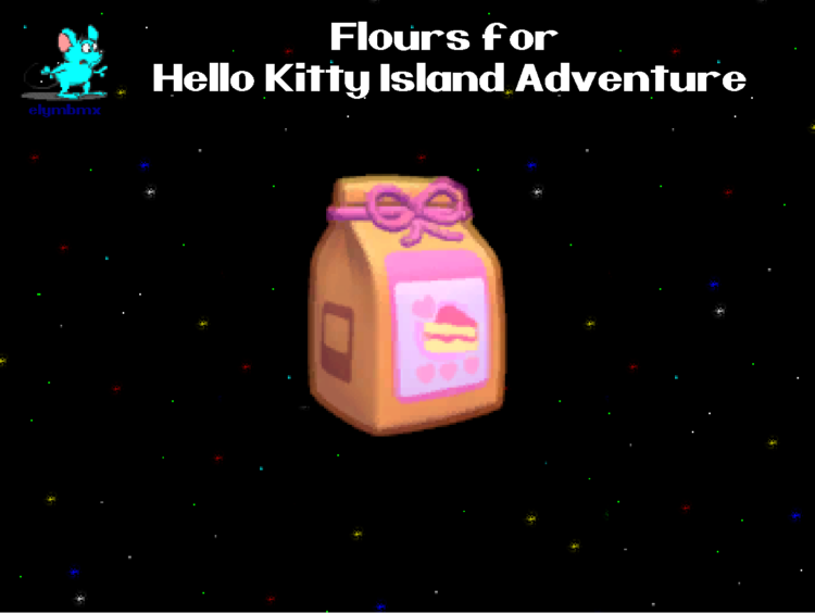 Flours cooking crafting materials ingredients for Hello Kitty Island Adventure