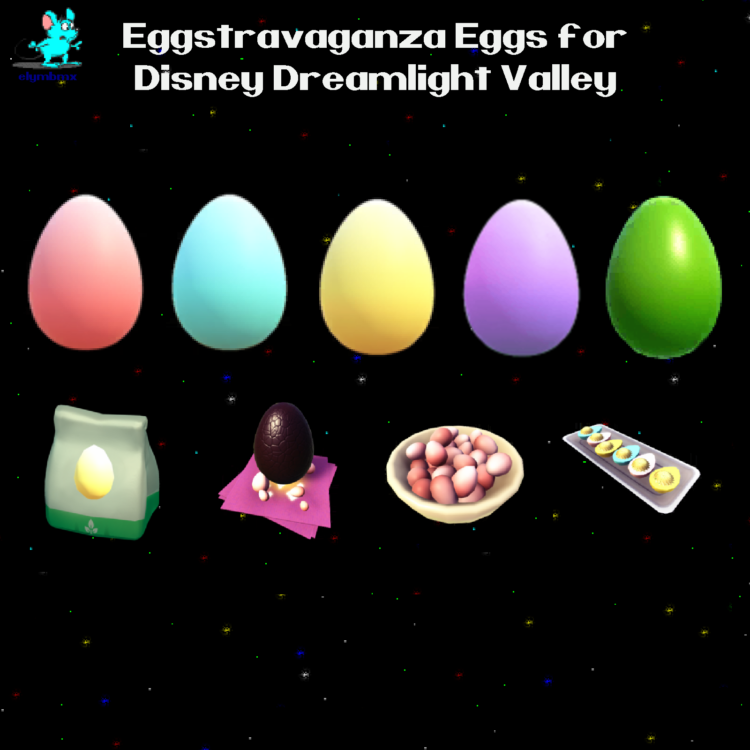 Eggstravaganza Easter Eggs Spring Bundle for Disney Dreamlight Valley