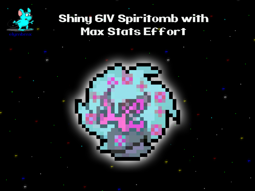 POKEMON SWORD and SHIELD ✨SHINY✨ Spiritomb w/ Best IVs. Any held item