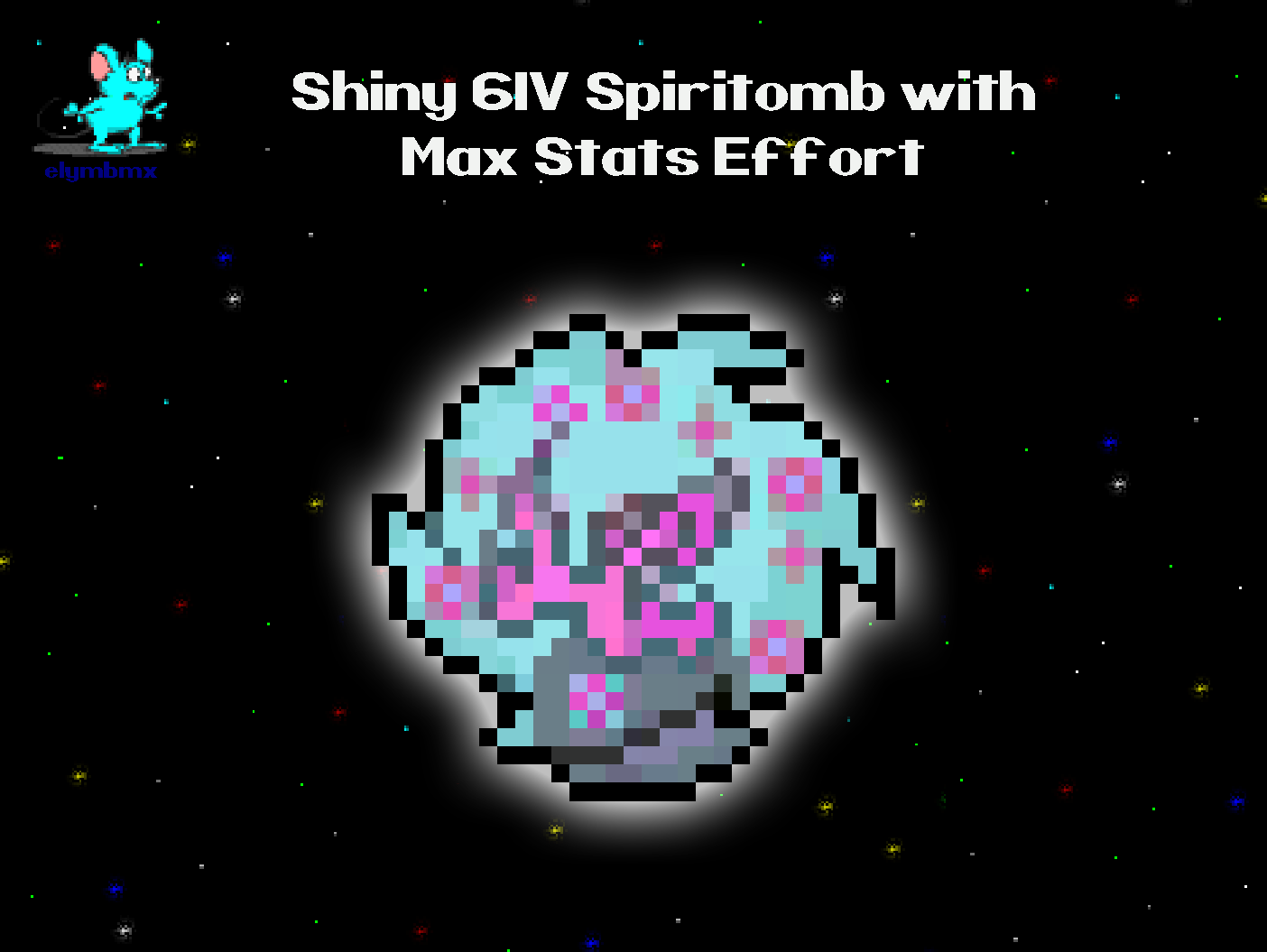 Ultra Square Shiny Spiritomb - 6IV + Max Stats Efforts and All